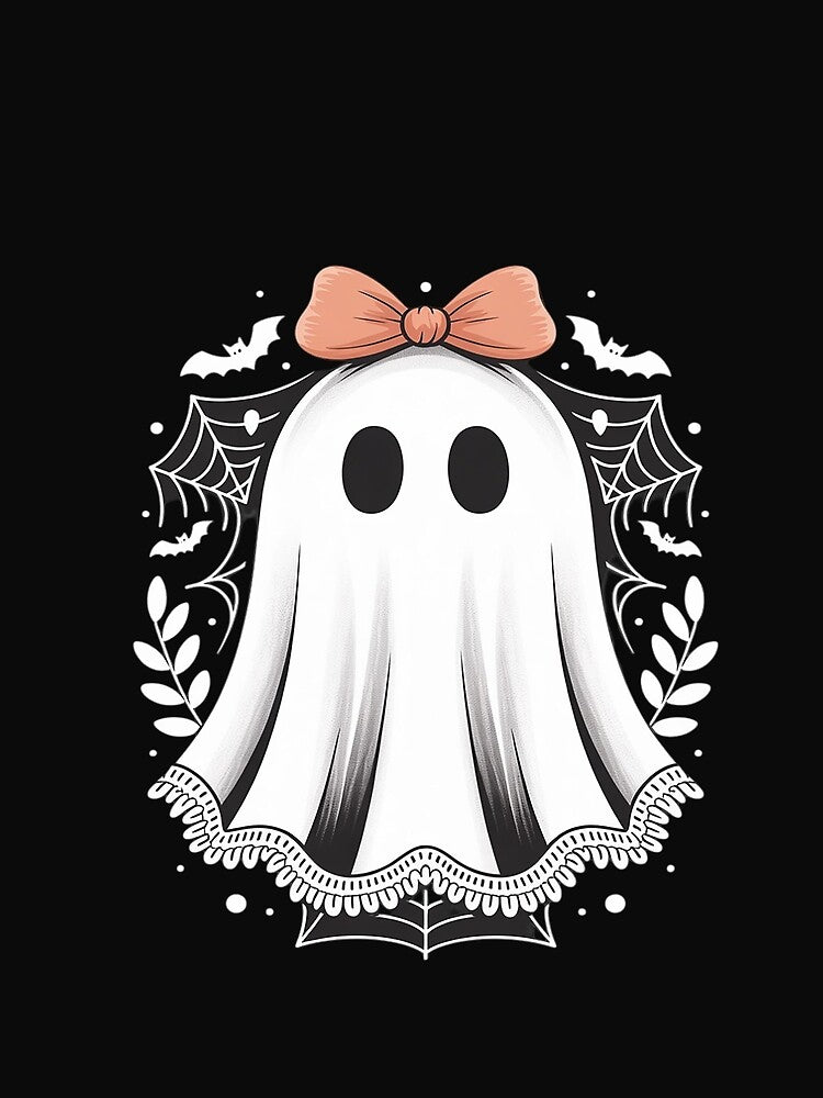 Coquette Lace Ghost Boo In Boojee Halloween Spooky Season by Eskomeranola