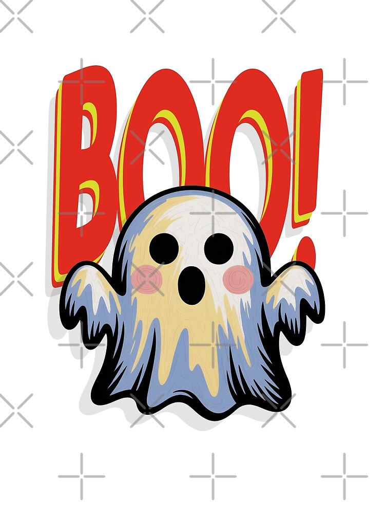 Boo - cute halloween ghost by WildArtIT