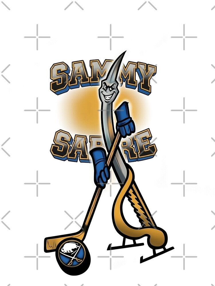 Retro Sammy Sabre - Vintage Buffalo Hockey Mascot by Thogan0416