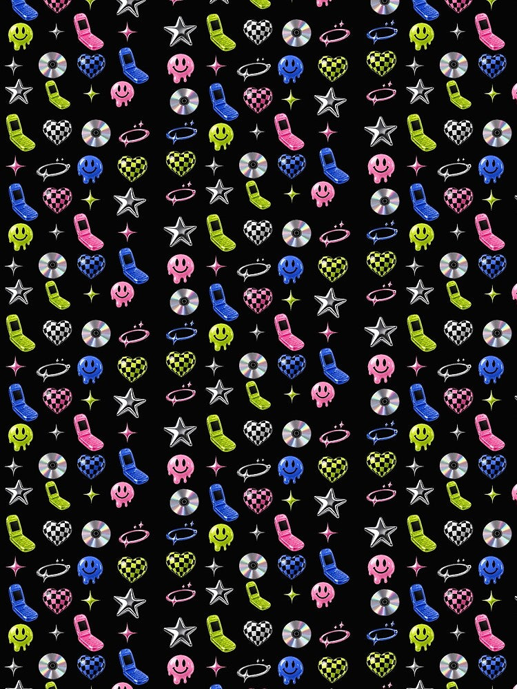 Glossy Y2K Icon Pattern by PixelToPress