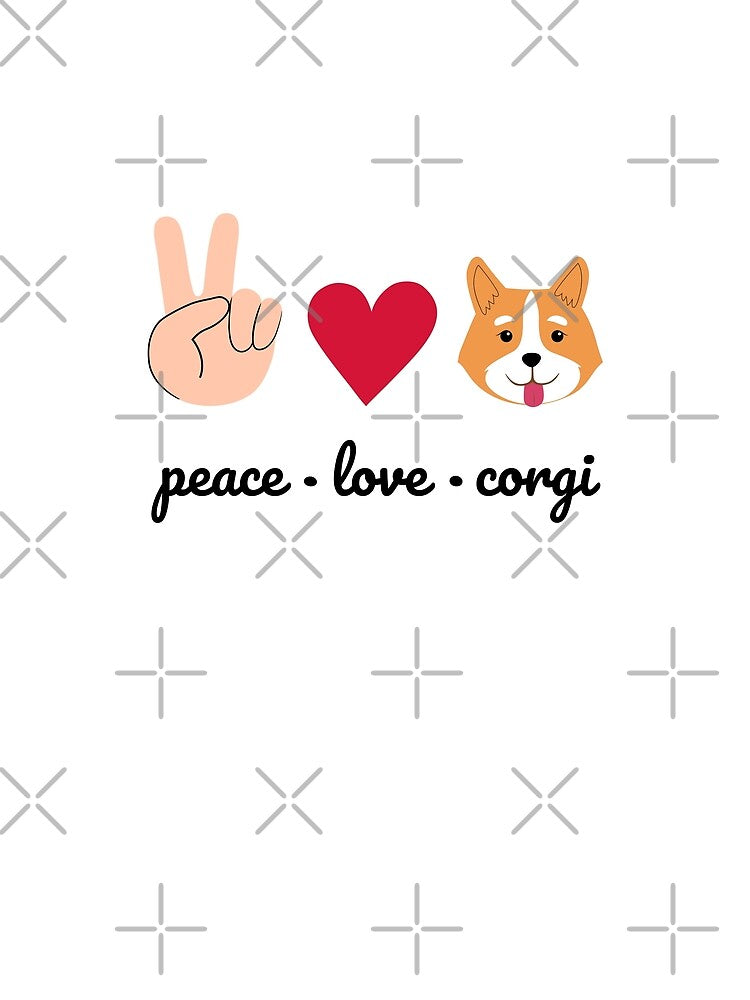 Peace Love Corgi by DogGarden