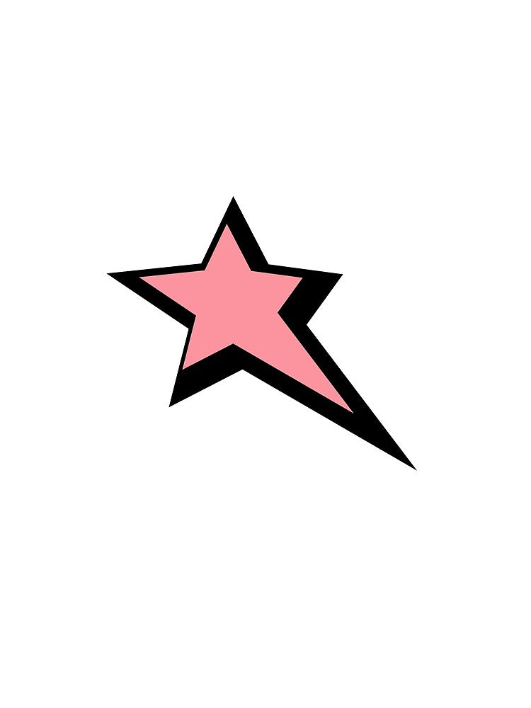 Graphic Y2K star pink and black by oxymorion