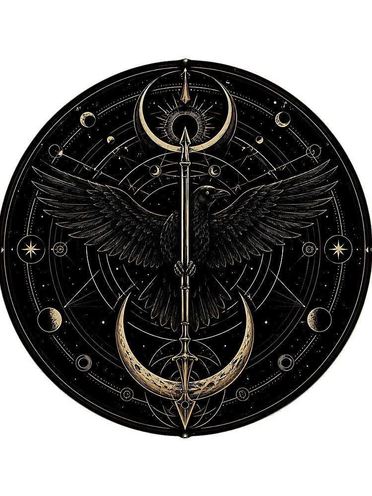 Raven moon Arcane Crest by Jaideep Walia