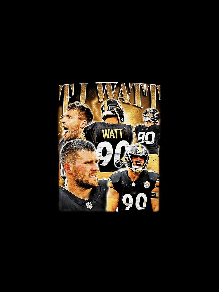 Tj Watt Pittsburgh Vintage 90s Bootleg Style by Levihumil