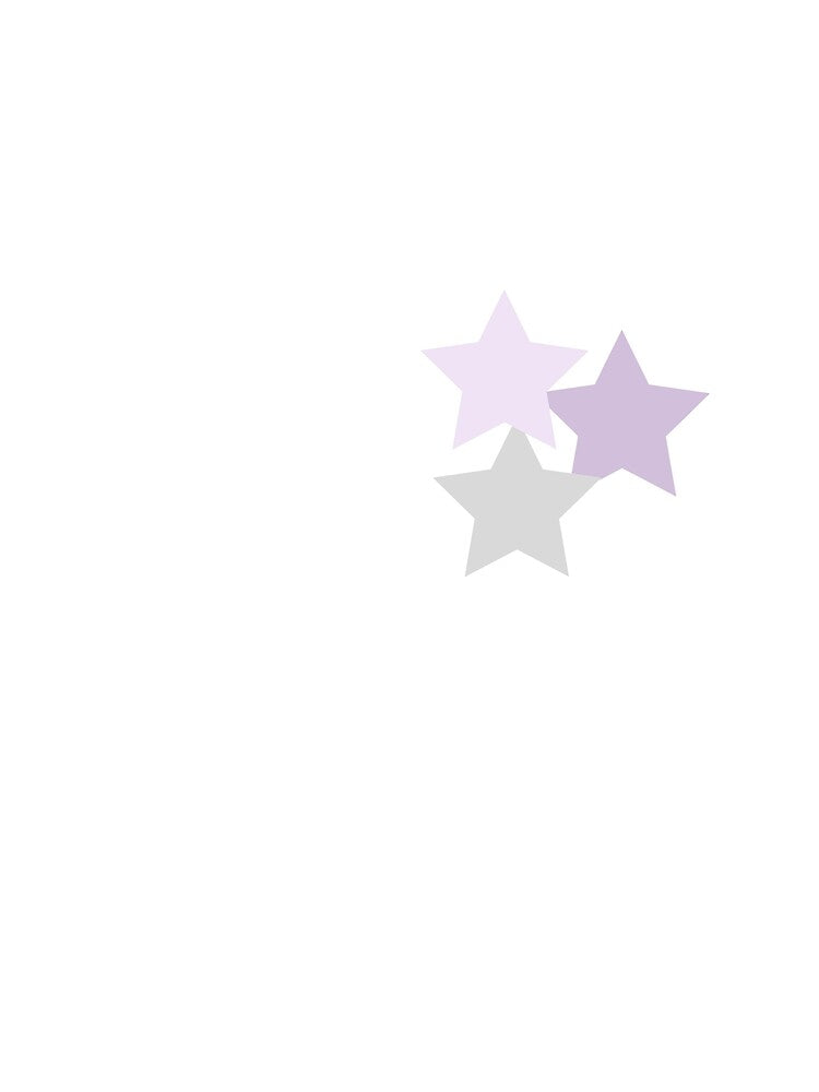 Purple, gray stars by caramelizedshop