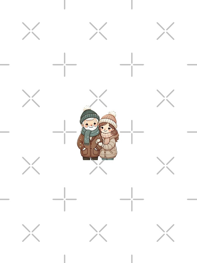 Old Couple Sticker by pdabad