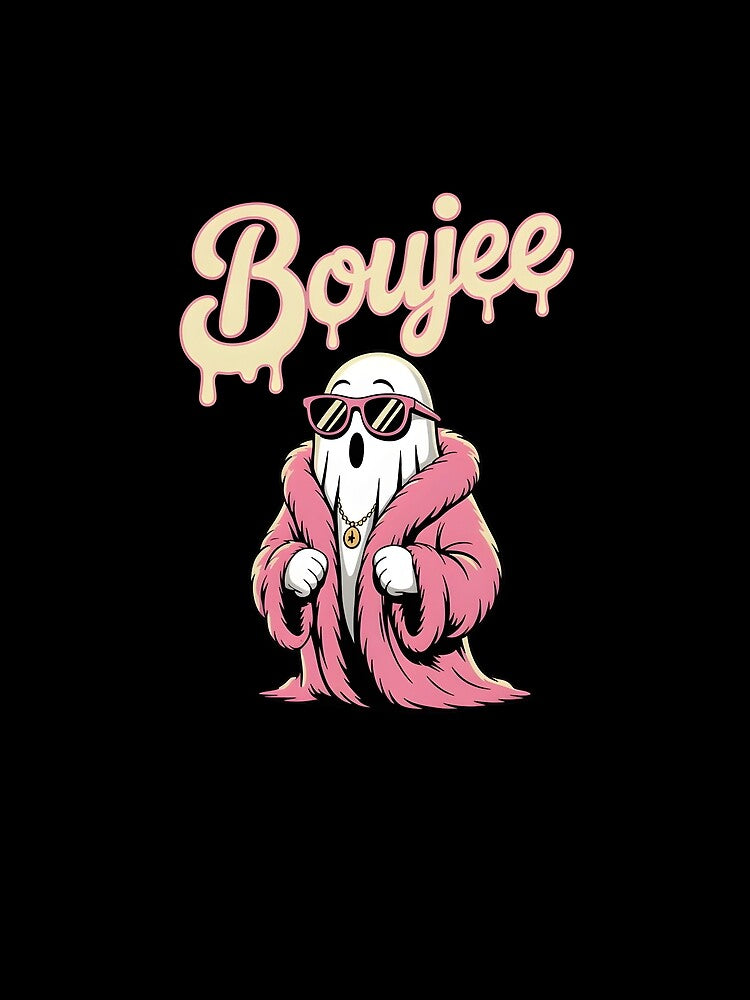 Boujee October Vibes Ghost Halloween by Redgiant87x