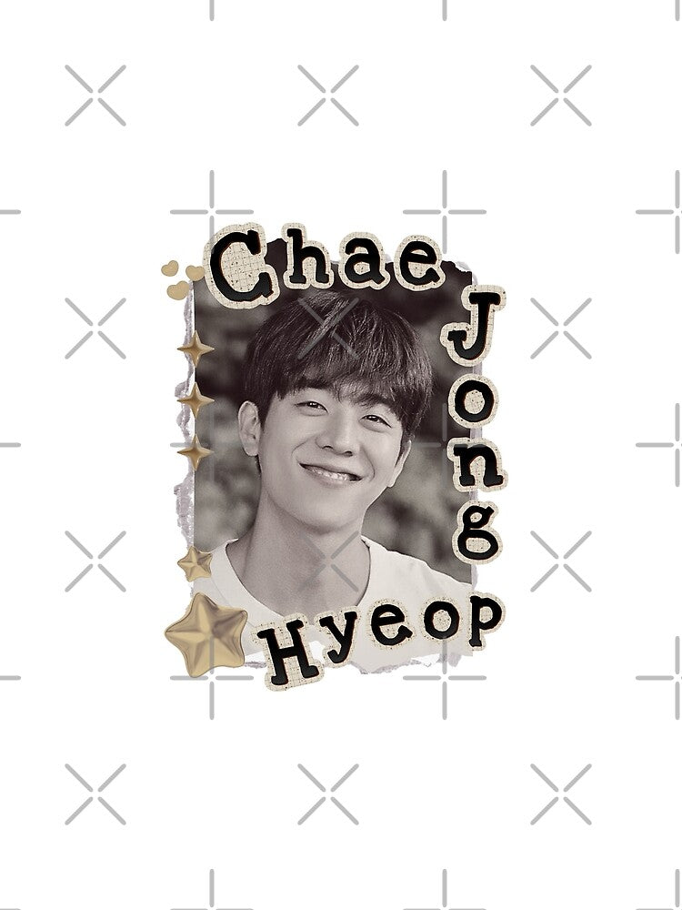 Chae Jong-hyeop : Korean Drama Actor Scrapbook Collage Cozy Y2K Vintage Design by HELL0WBELLO