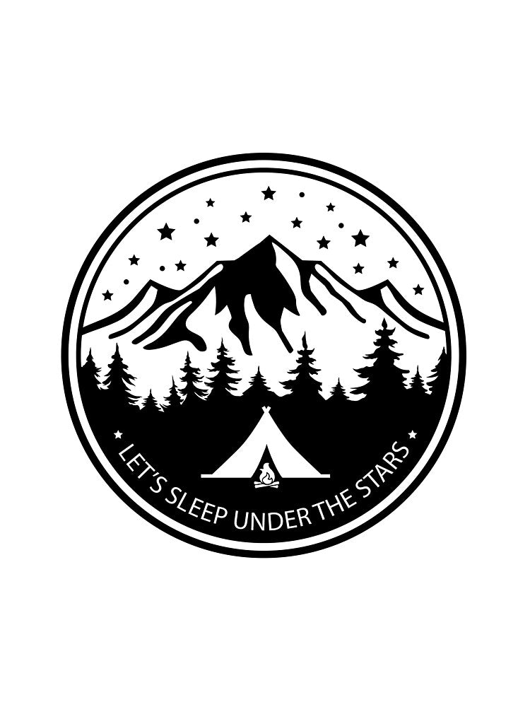 Let’s sleep under the stars by DesignCosmos