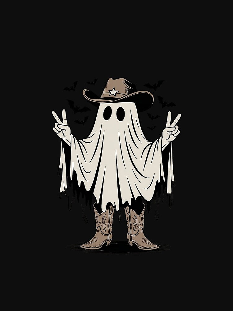 Halloween Western Ghost  Spooky Ghost by tkhrbika