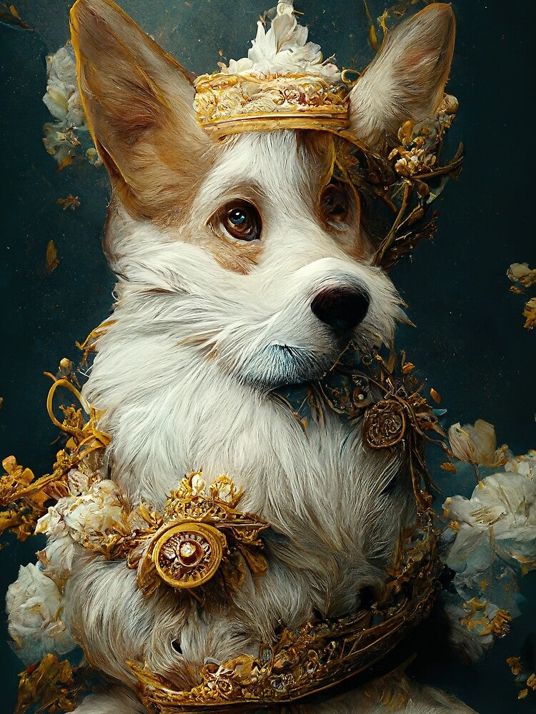 the great corgi king by Aliveforfun
