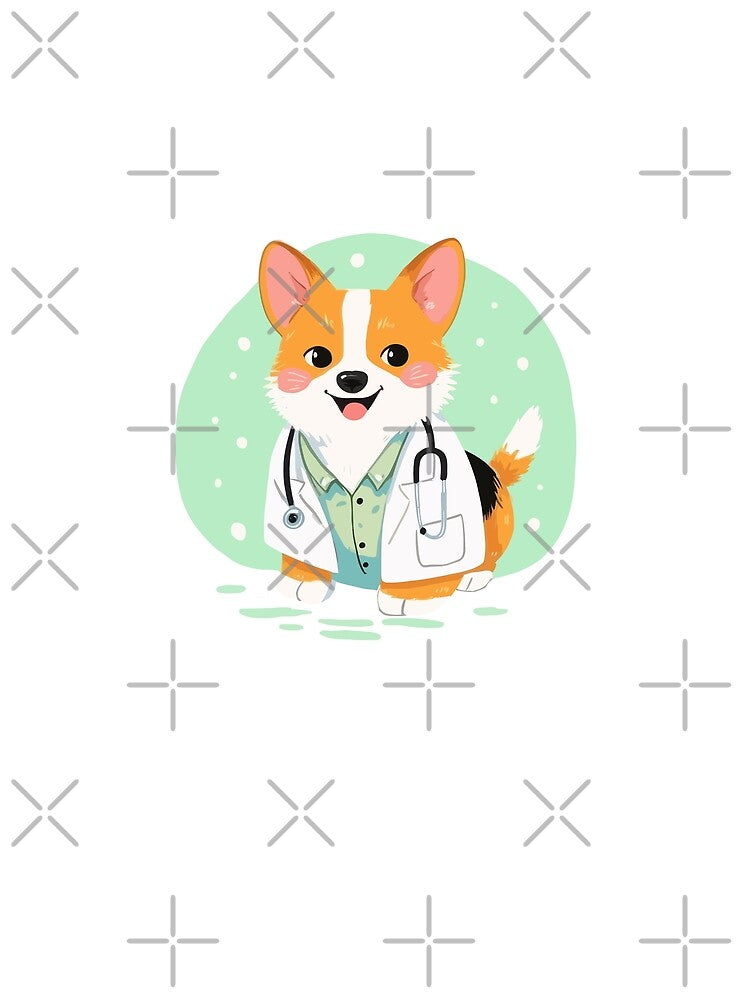 Cute Corgi, Trust Me I'm Dogtor by DogGarden