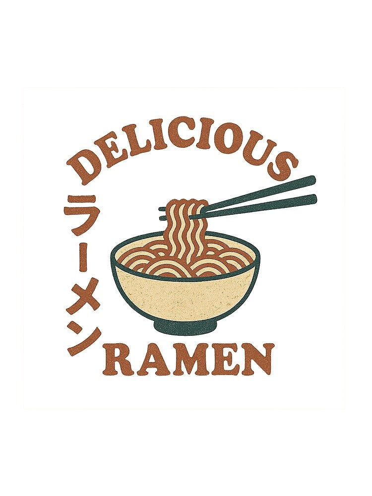 "Delicious Ramen – Vintage Japanese Noodle Art" by TsukuyomiJapan