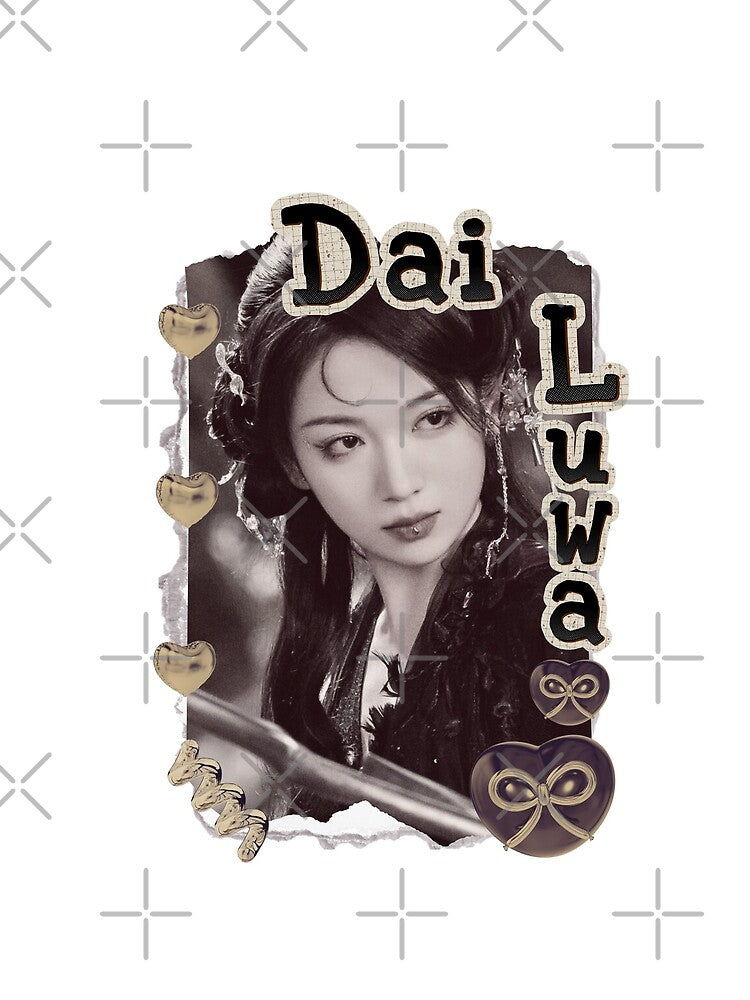 Dai Lu Wa (戴露娅) Chinese Actress Cdrama Chinese Entertainment Scrapbook Collage Cozy Y2K Vintage Design by HELL0WBELLO