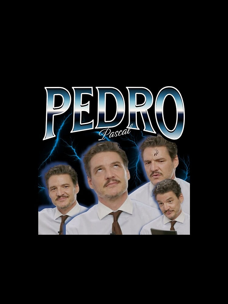 Pedro Pascal 90s vintage style collage bootleg by musclegirly