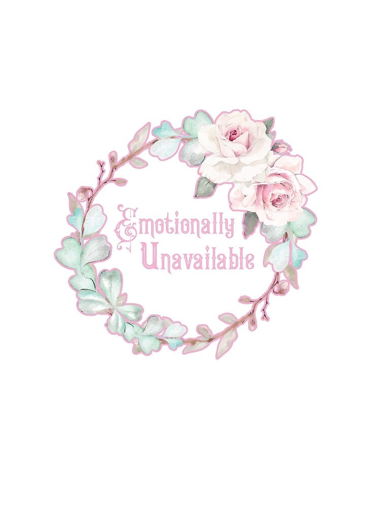 Emotionally Unavailable - A floral print by Annalee Beer