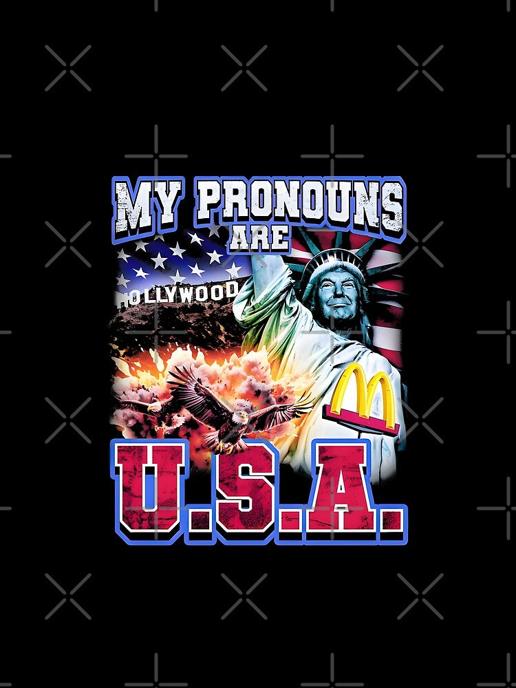 My Pronouns Are U.S.A. Graphic by DankThreads