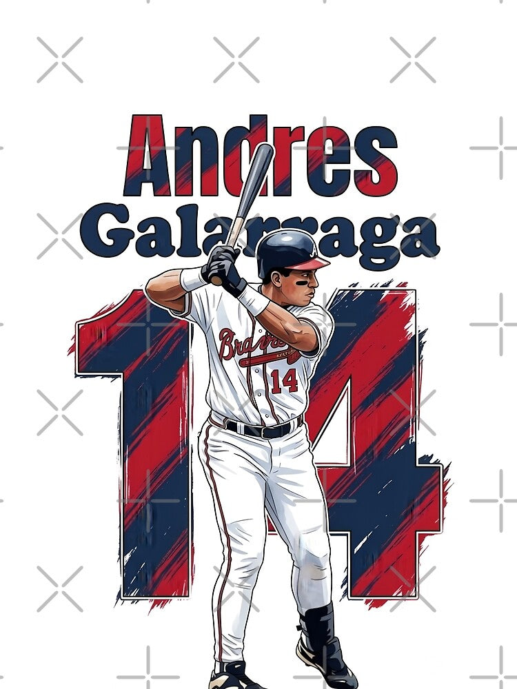 Retro Andres Galarraga 14 - Atlanta Baseball Legend by Thogan0416