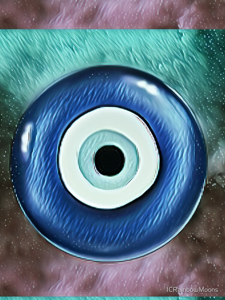 Evil eye protection talisman galaxy by ICRainbowMoons