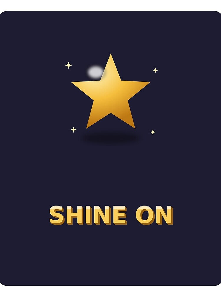 Shine On Glossy 3D Star by kd2010