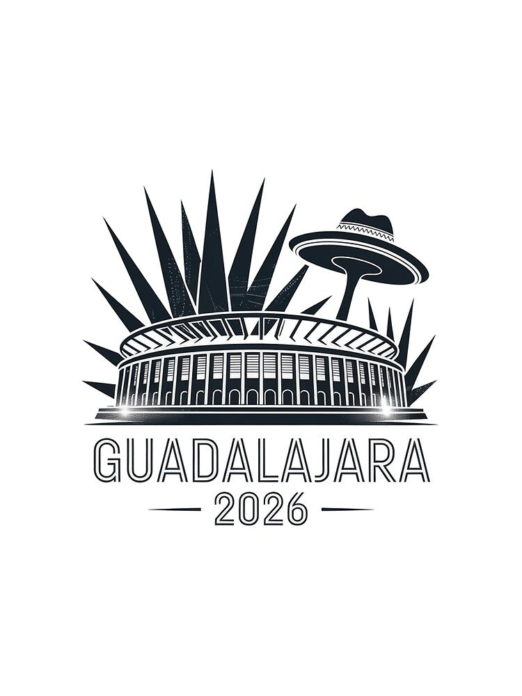 Guadalajara 2026  Mexico Football Soccer Souvenir T-Shirt V17 by DarylWelsh2024