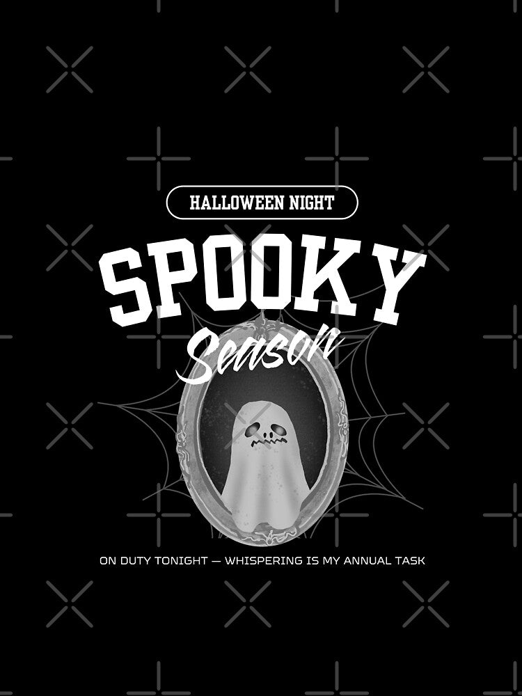 Spooky Season Ghost Halloween Night Gothic Frame Design by Origin-of-heart