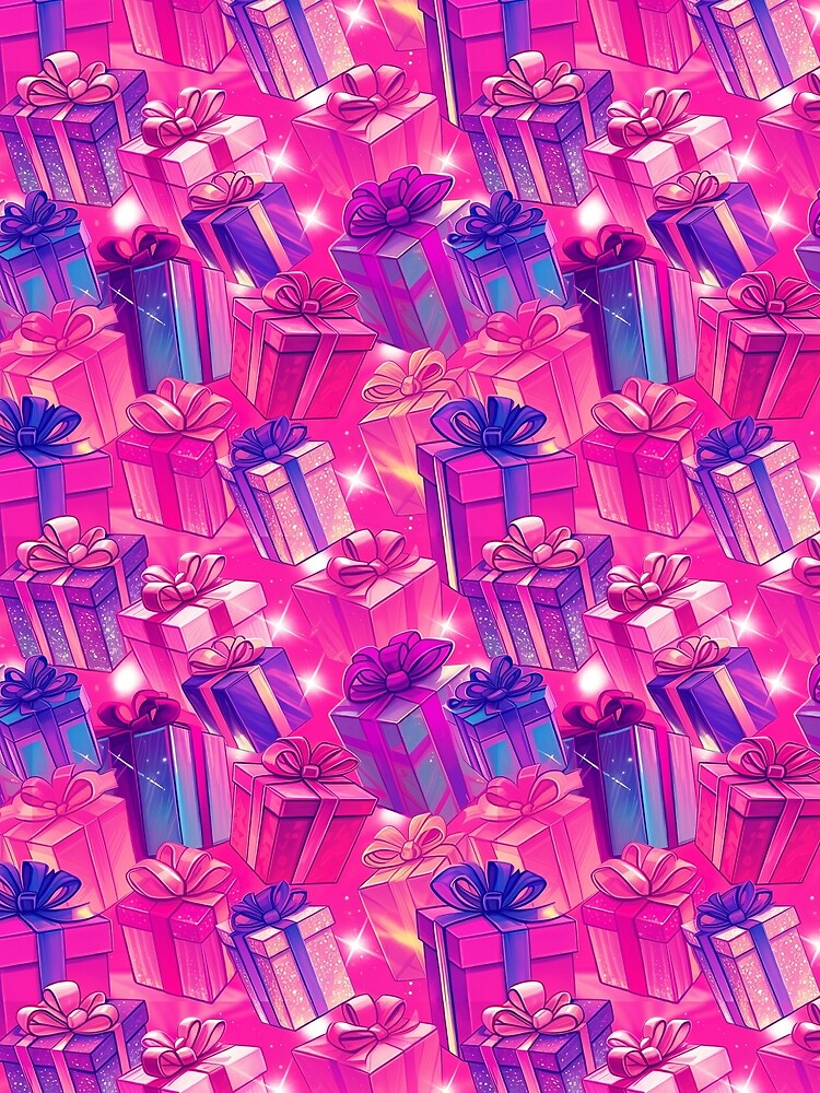 Pink Glitter Christmas Gifts | Matching Family Presents Outfit by PinkGoddessLove