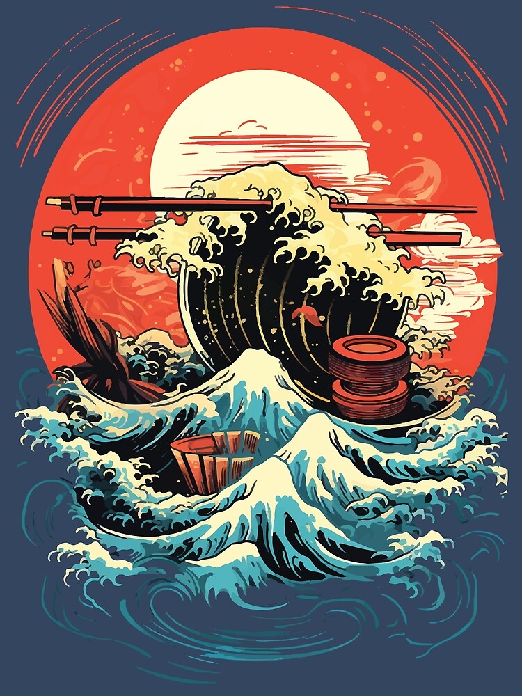 Ramen great waves by NickChe