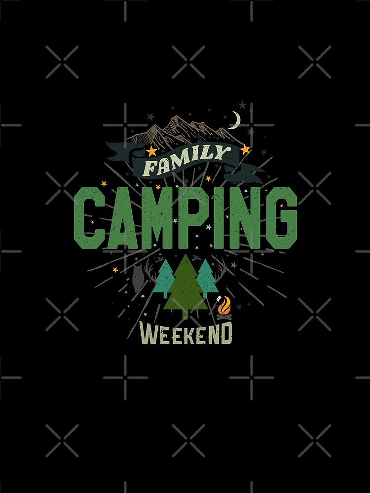 Family Camping Weekend Adventure by ChromanautMerch