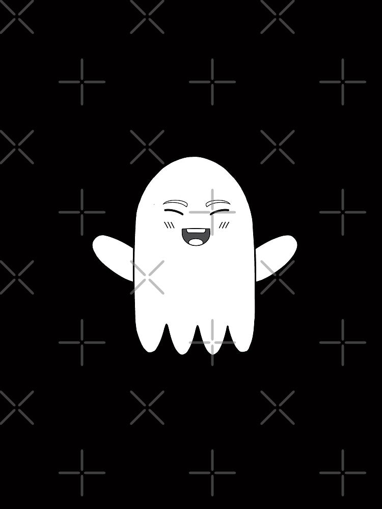 Happy Cute Ghost by Amberein
