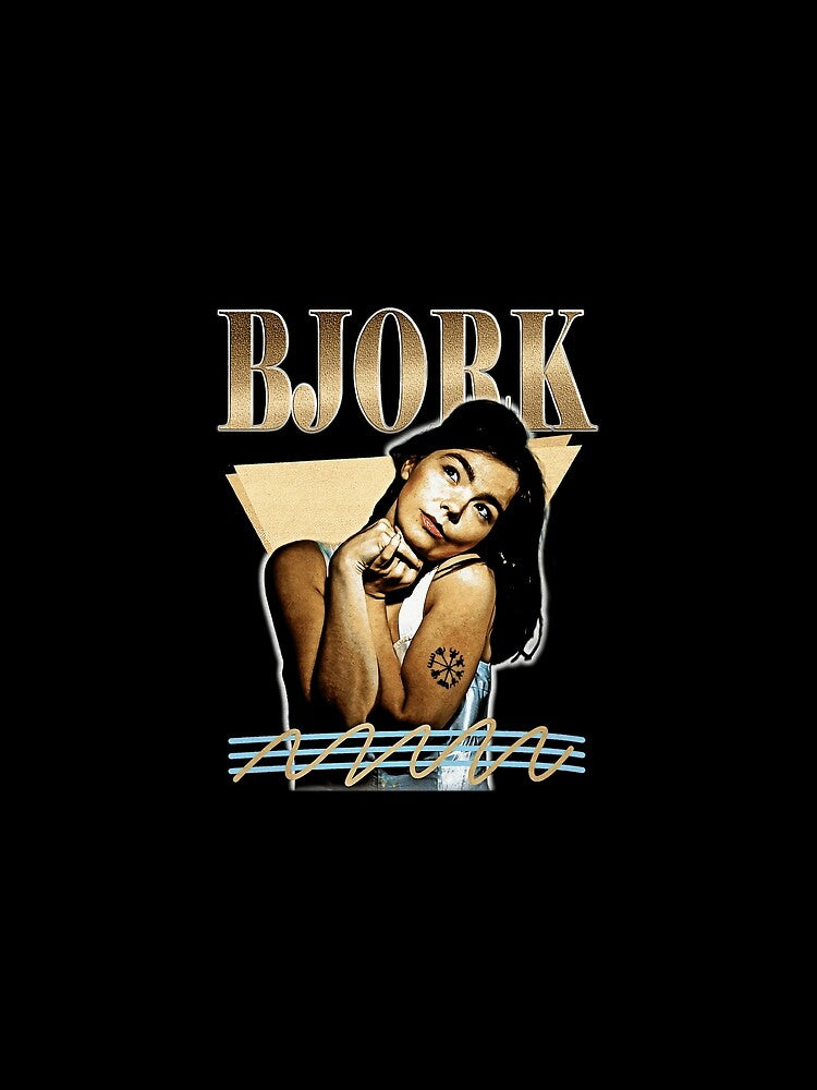 Young Beauty Bjork Vintage 90s Bootleg Style by Levihumil