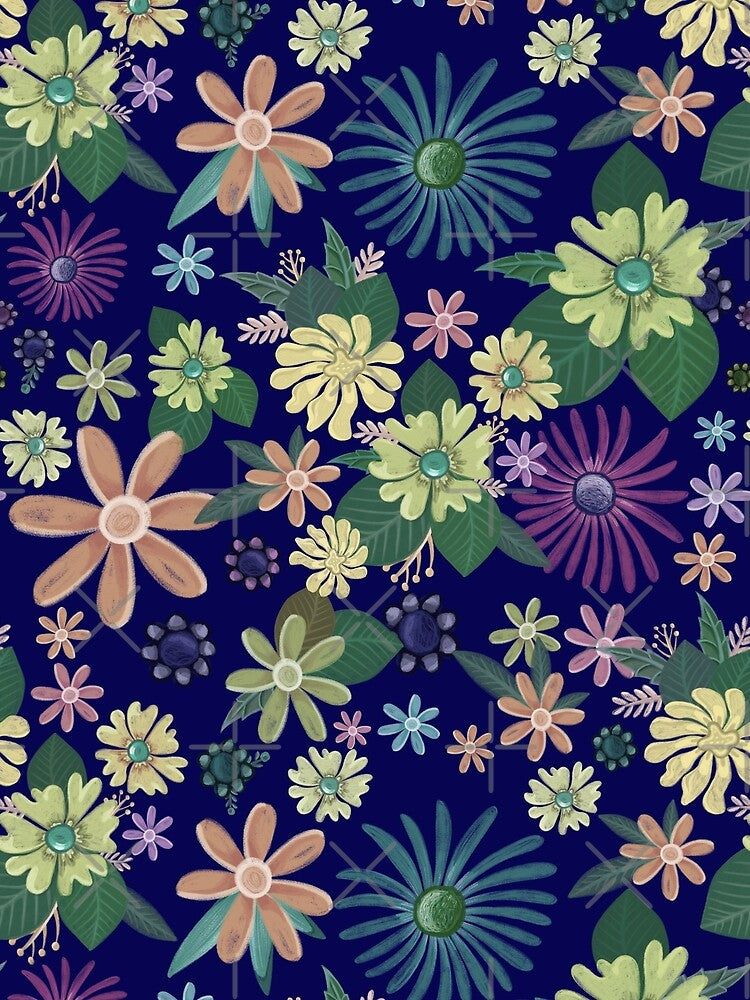 Fields of Floral Chaos - Vintage Vibe by Squarebird