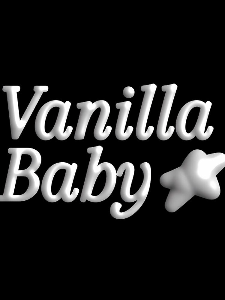 Vanilla Baby White Star 3D Y2K Aesthetic by SunshineHouse