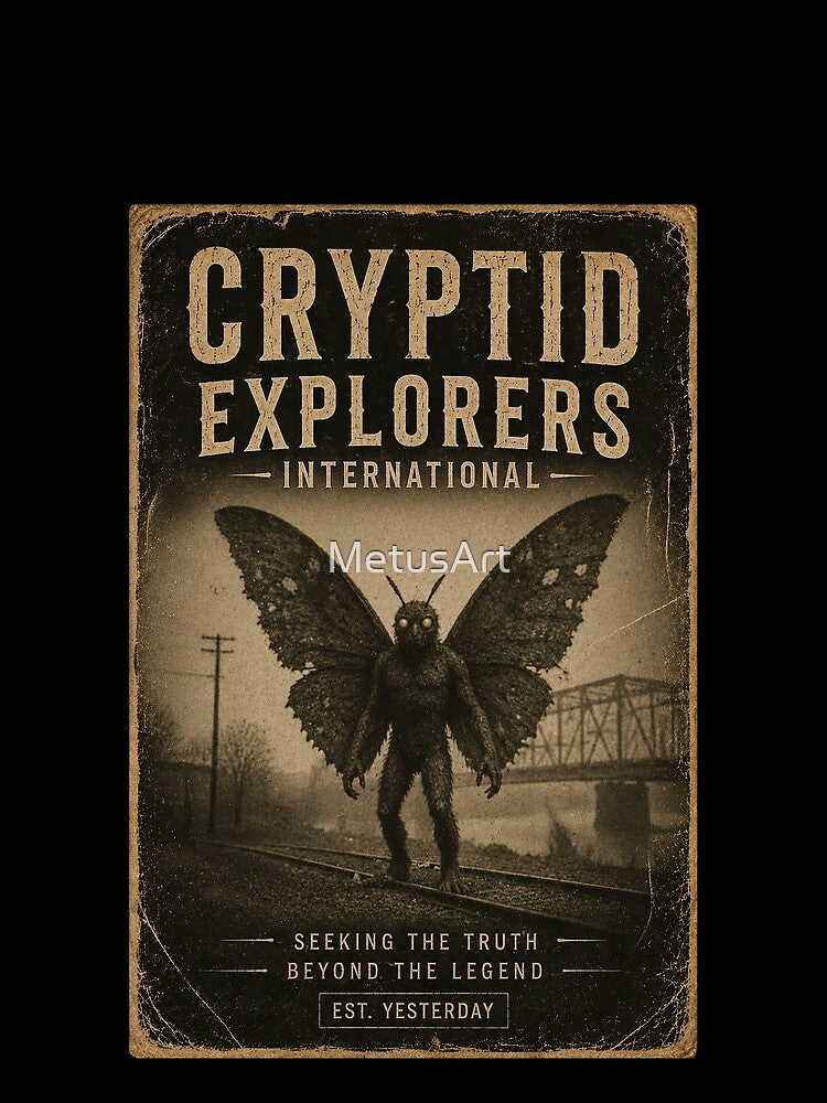Cryptid Explorers International - Mothman by MetusArt