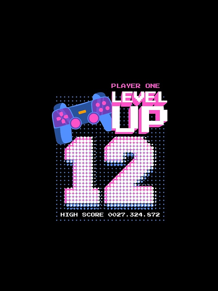 Player One Level Up 12 by patternprint1