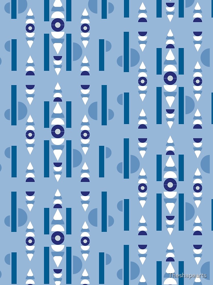 Pisces Zodiac Art - Geometric Astrology Pattern by Theshapearts