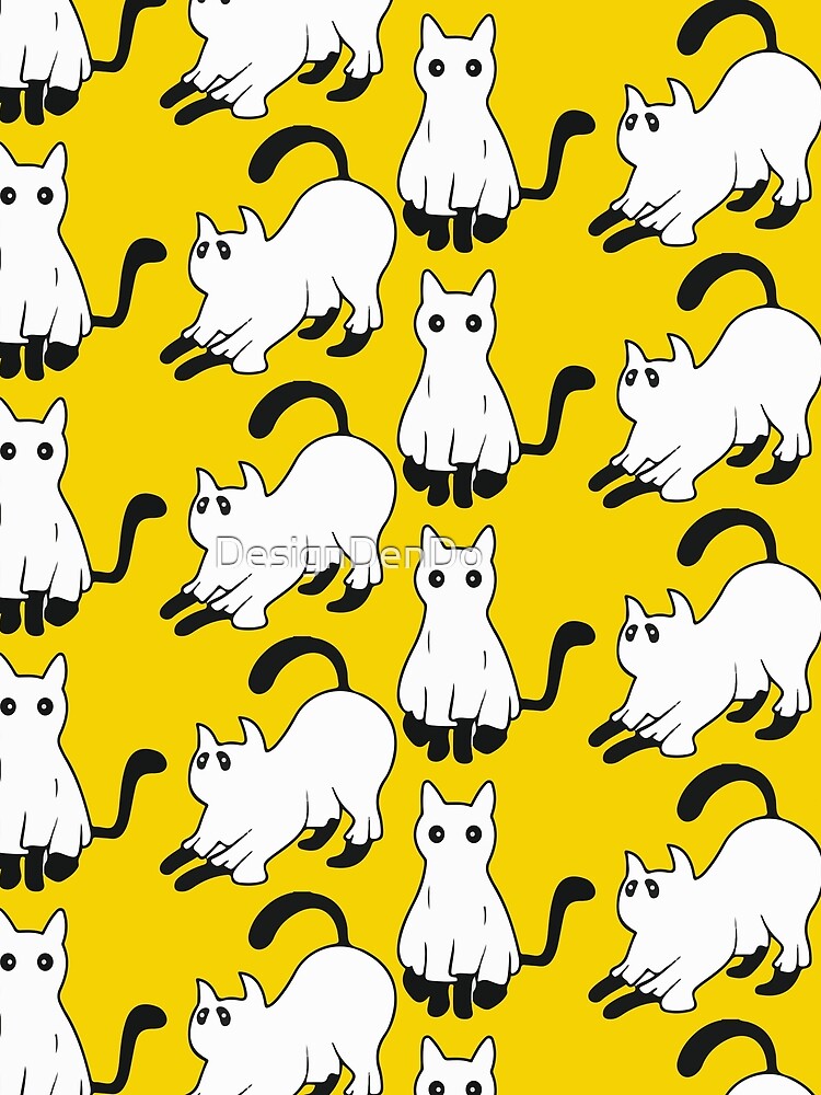 Halloween, Ghost, Halloween Cat, Cat Lover, Spooky Season by DesignDenDo ⭐⭐⭐⭐⭐