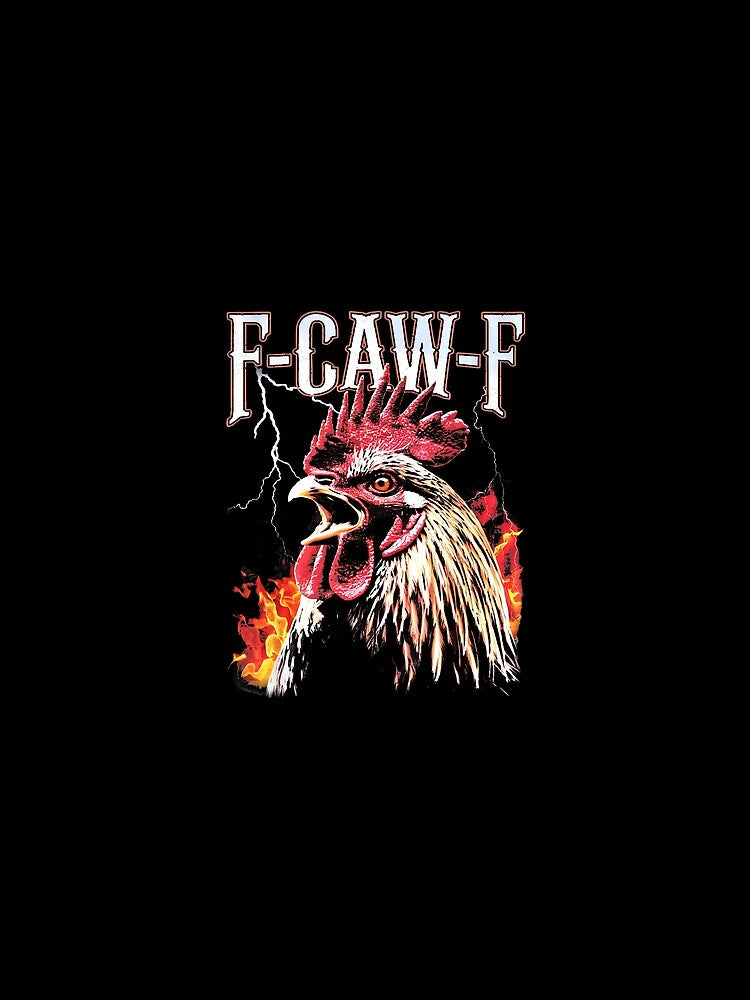 F-Caw-F Chicken Bootleg Fcawf Rooster Meme 90S by merlinnears