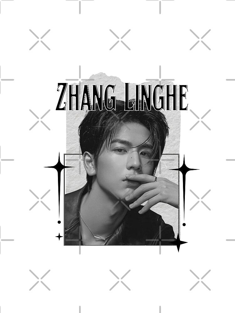 Zhang Linghe (张凌赫) Chinese Actor Cdrama Chinese Entertainment Scrapbook Collage Cozy Y2K Vintage Design by HELL0WBELLO