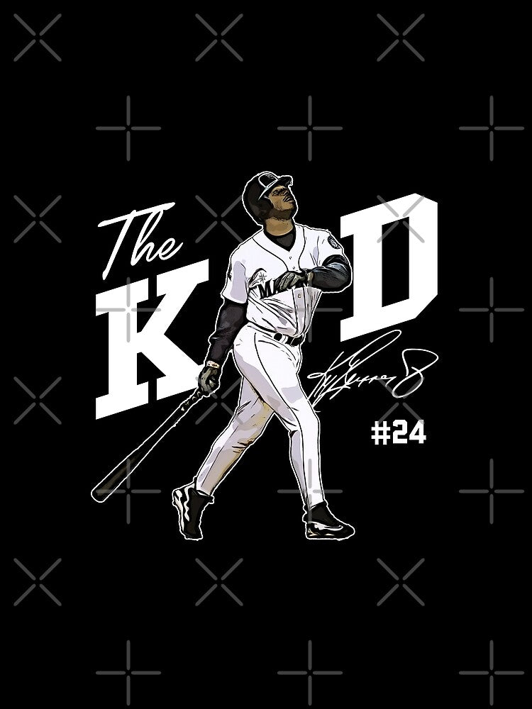 Ken Griffey Jr The Kid Baseball Vintage Signature 80s 90s Bootleg Rap Style by MariaCollier