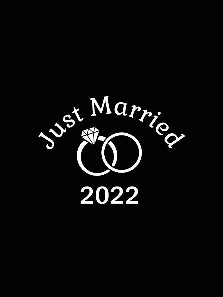 2022 Wedding Ring Matching Couple Just Married by joshlynefreefii
