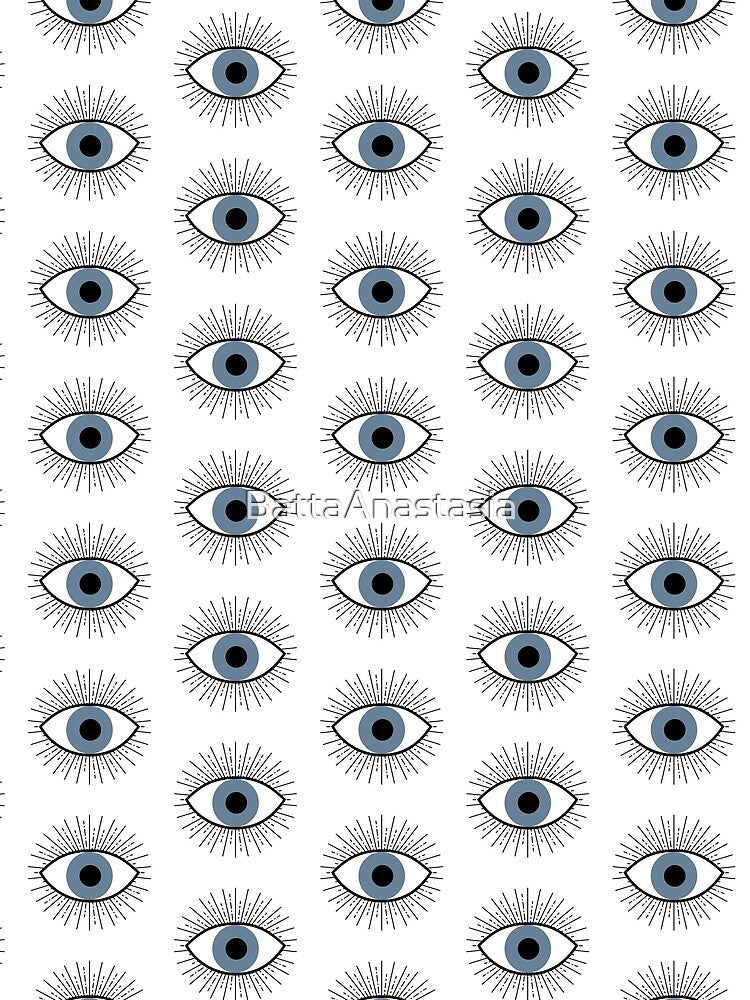 Evil eye pattern by BattaAnastasia