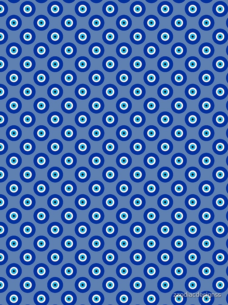 Simple Evil Eye Pattern by zzodiacdesignss
