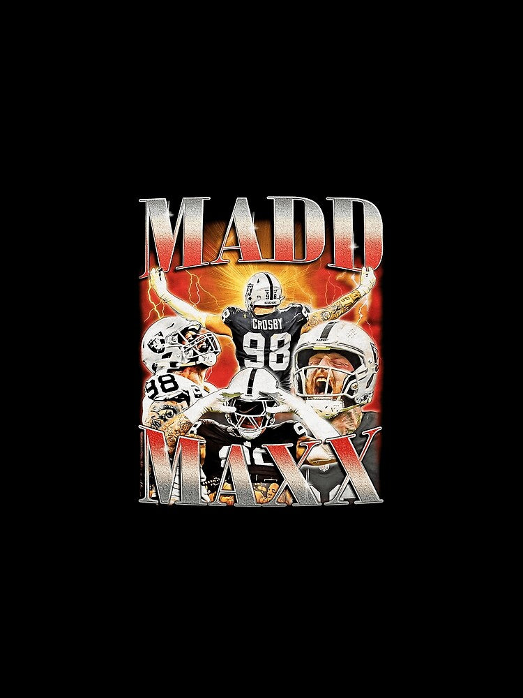 Madd Maxx Football Vintage Retro Bootleg 90s Style by Levihumil