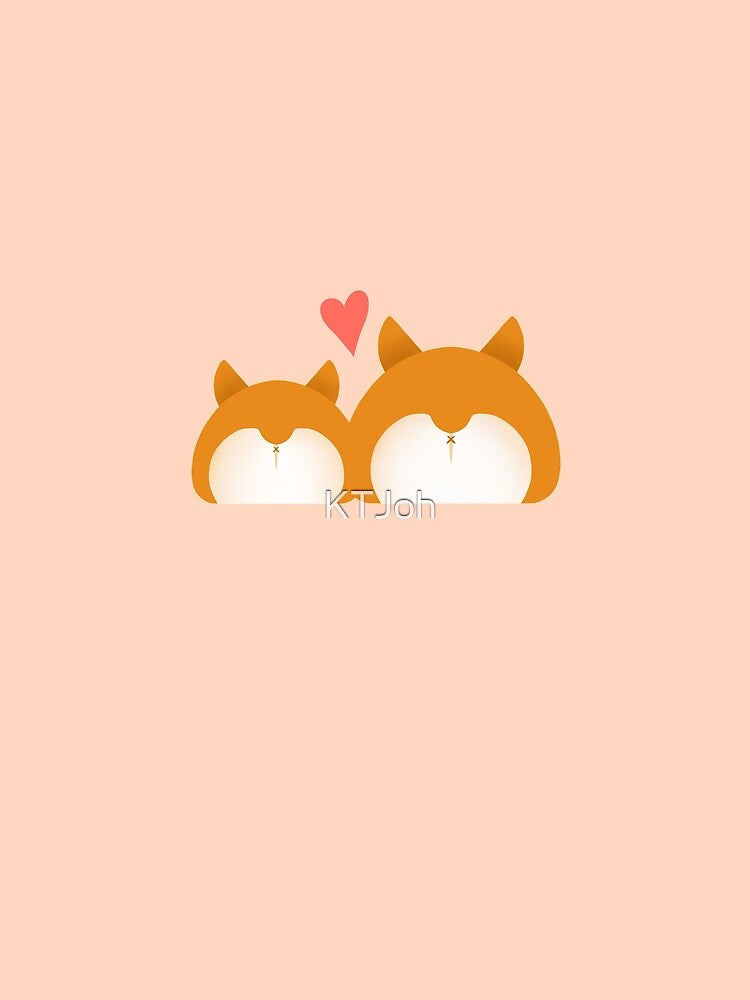 Double corgi butts by KTJoh