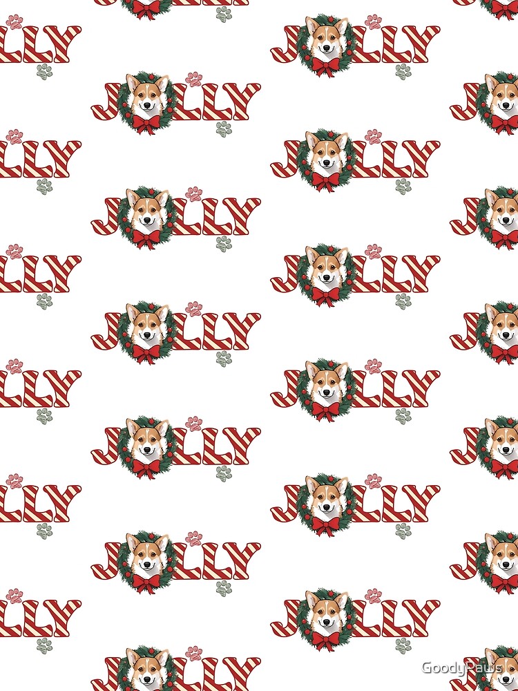 Jolly Christmas - Pembroke Welsh Corgi Nose Edition by GoodyPaws