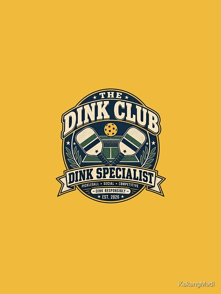 The Dink Club Dink Specialist Vintage Pickleball Club by KakangMudi
