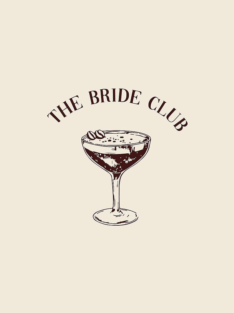 The Bride Club Vintage Espresso Martini Bachelorette Party by BrownHorse90s