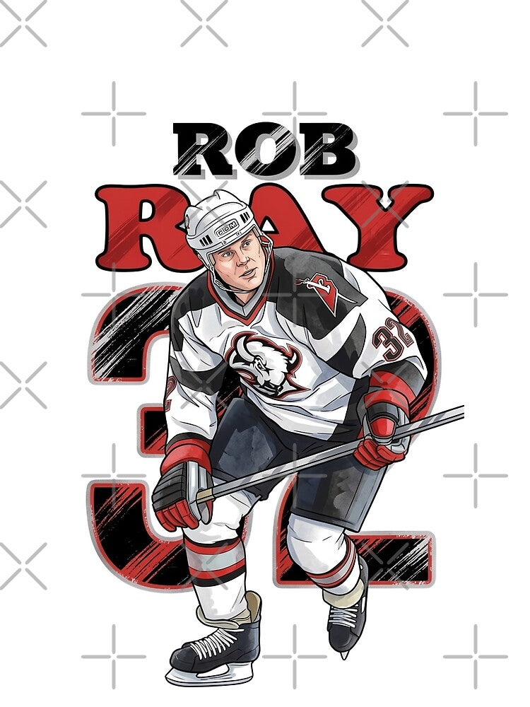 Retro Rob Ray 32 - Buffalo Hockey by Thogan0416