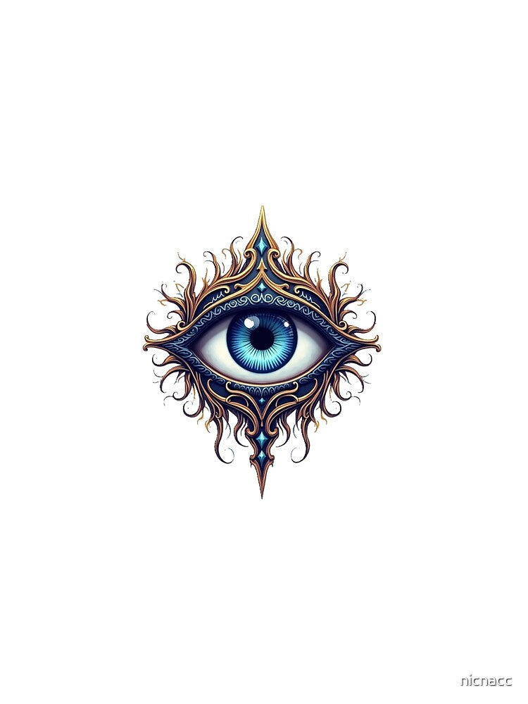 spiritual art, nazar evil eye energy protection by nicnacc